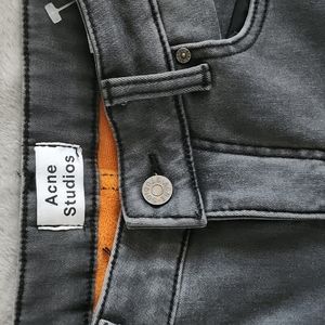 Acne Studios ‘Skin5’ 'used black' jeans